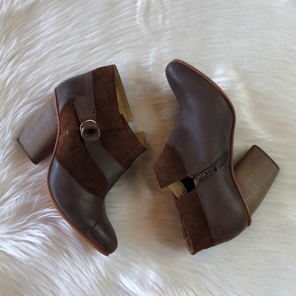 J Shoes Sienna Wrap Dark Brown Ankle Boots 40 - Picture 2 of 15